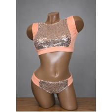 Костюм «peach shine» — go-go / pole dance Костюм «peach shine» — go-go / pole dance
