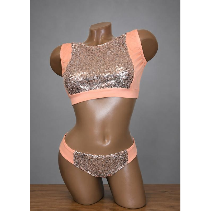 Костюм «peach shine» — go-go / pole dance Костюм «peach shine» — go-go / pole dance