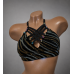 Костюм black gold glam strip, go-go, exotic dance
