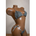 Міні-костюм «silver houndstooth» — strip / go-go / exotic dance