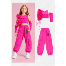 Дитячий танцювальний костюм джаз-фанк денсхол хіп-хоп jazz р.140-146 Дитячий танцювальний костюм джаз-фанк денсхол хіп-хоп jazz р.140-146