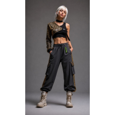 Дитячий танцювальний костюм hip-hop, джаз-фанк, денсхол, хіп-хоп, jazz, розмір  158