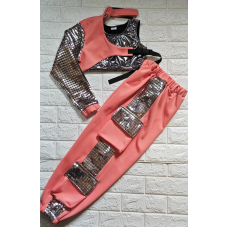 Дитячий танцювальний костюм hip -hop, джаз-фанк, денсхол, хіп-хоп, jazz розмір 134