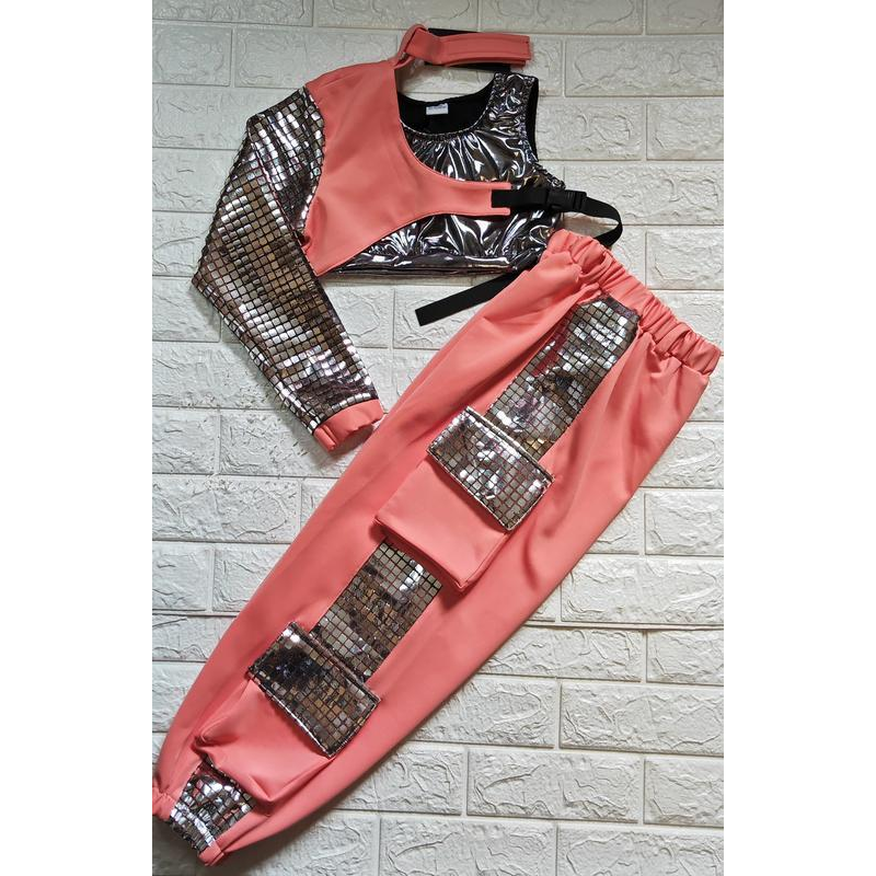 Дитячий танцювальний костюм hip -hop, джаз-фанк, денсхол, хіп-хоп, jazz розмір 134