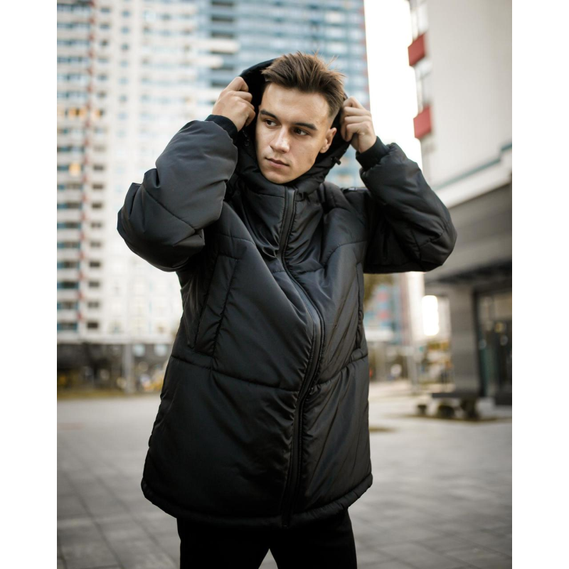 Утеплена зимова куртка ТЗ-4 LEAF Black Утеплена зимова куртка ТЗ-4 LEAF Black