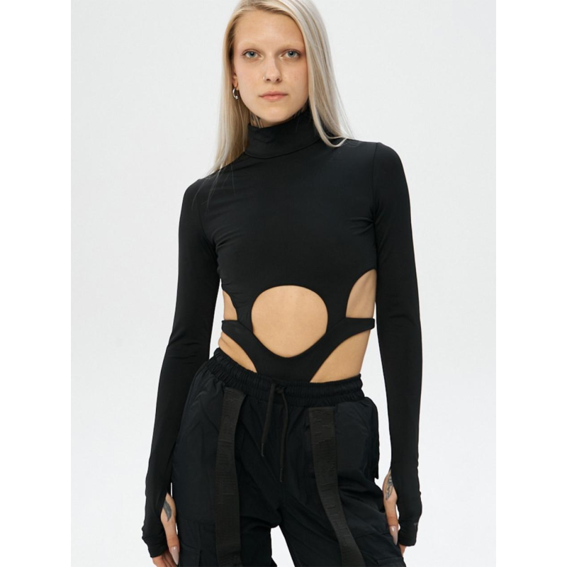 Боді із біфлексу з вирізами “SW-2410“ Боді із біфлексу з вирізами “SW-2410“