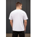 Футболка Бейсік чоловіча, білий/чорний