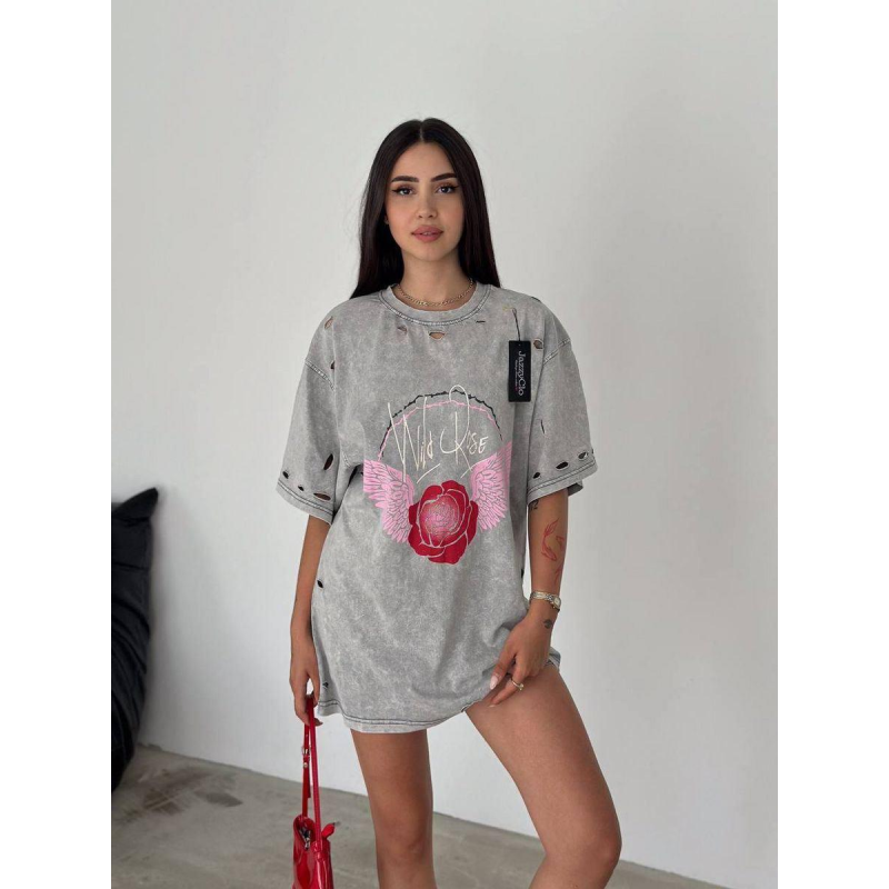 Жіноча футболка тай-дай рванка Жіноча футболка тай-дай рванка