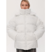 Зимовий водо-вітрозахисний пуховик оверсайз крою “Хлоя“, білий