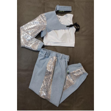 Дитячий танцювальний костюм hip-hop, джаз-фанк, денсхол, хіп-хоп, jazz розмір 134,140 Дитячий танцювальний костюм hip-hop, джаз-фанк, денсхол, хіп-хоп, jazz розмір 134,140