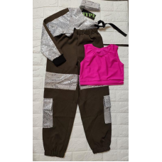 Дитячий танцювальний костюм hip -hop, джаз-фанк, денсхол, хіп-хоп, jazz розмір 128