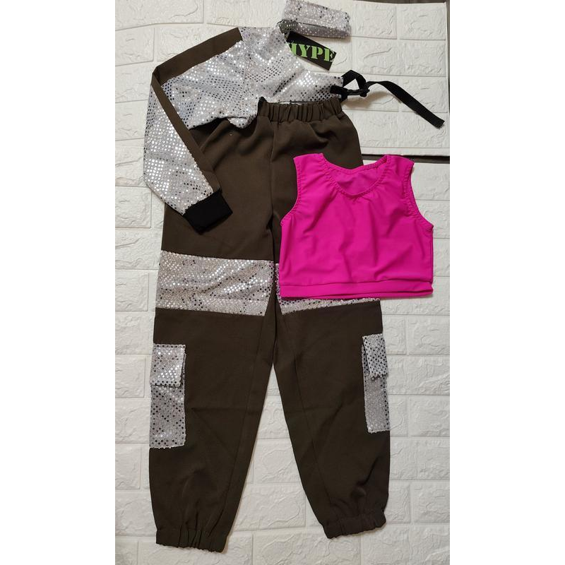 Дитячий танцювальний костюм hip -hop, джаз-фанк, денсхол, хіп-хоп, jazz розмір 128