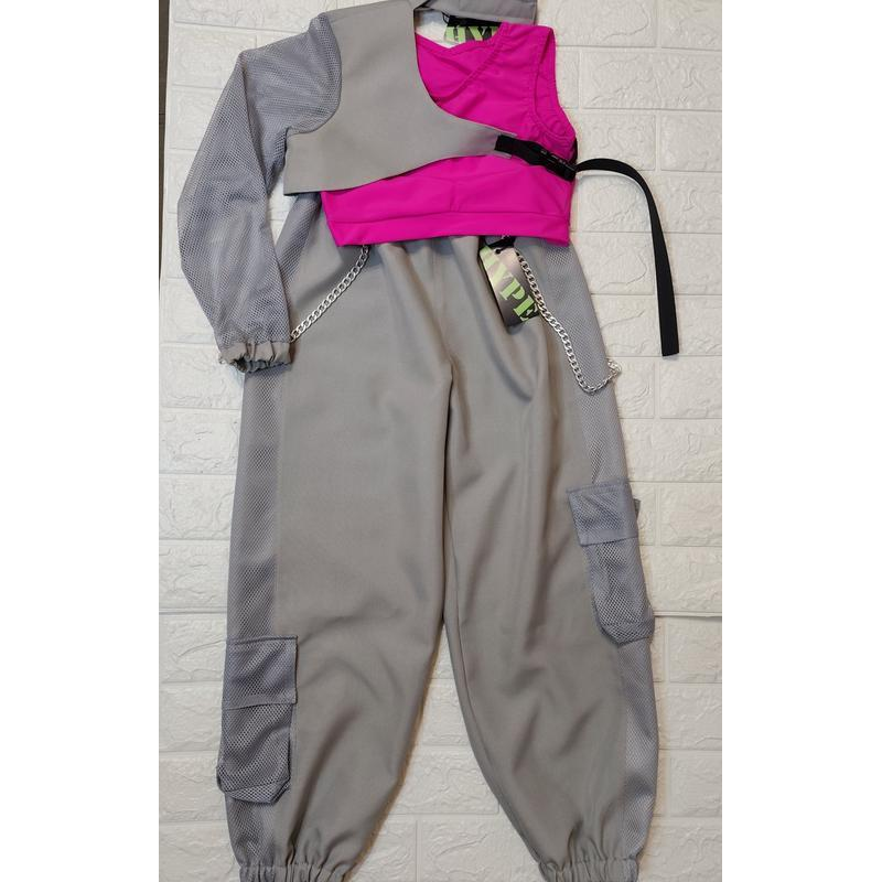 Дитячий танцювальний костюм hip- hop, джаз-фанк, денсхол, хіп-хоп, jazz розмір 140 Дитячий танцювальний костюм hip- hop, джаз-фанк, денсхол, хіп-хоп, jazz розмір 140