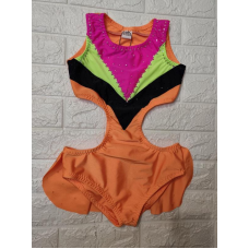 Купальник зі спідничкою для танців /гімнастики/занять на пілоні розмір 128-134