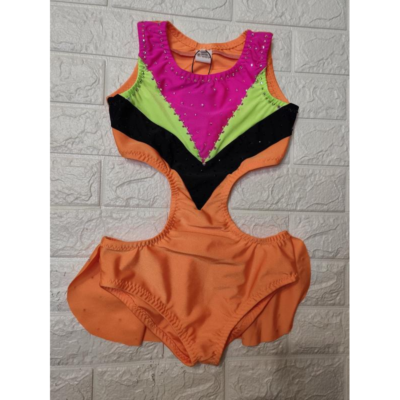 Купальник зі спідничкою для танців /гімнастики/занять на пілоні розмір 128-134