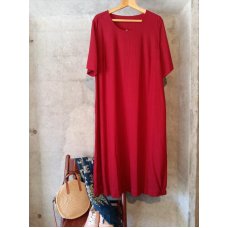 Лляна сукня в стилі бохо plus size Розміри 50,52,54