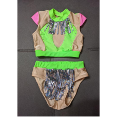 Дитячий костюм для танців,  занять на пілоні, гімнастики, спорту розмір 116-122